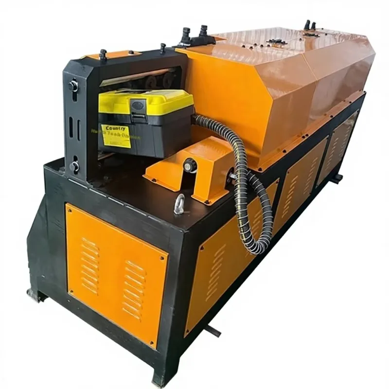 Automatic Rebar Straightening Cutting Machine 4-12mm Steel Bar Processing Equipment CE Certified for Construction Site