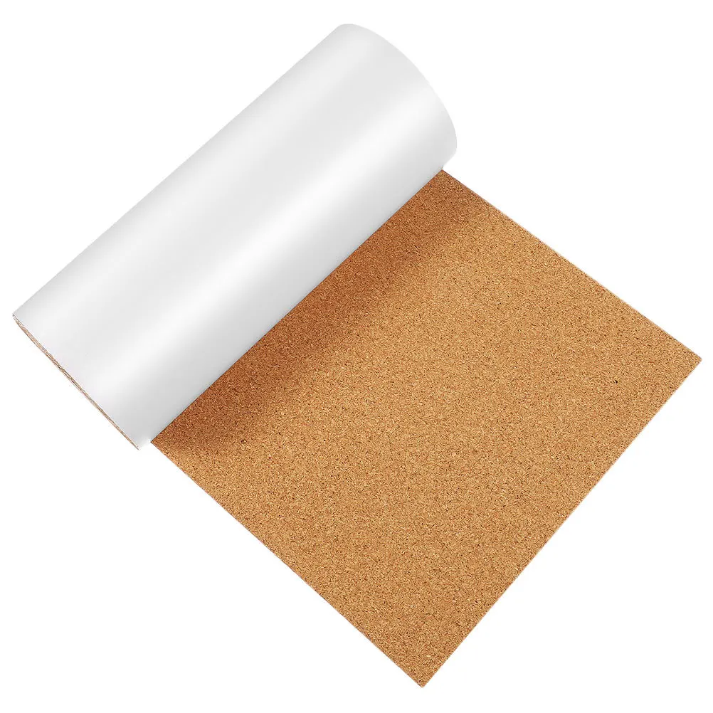 

Adhesive Cork Board Roll 600x300x2mm Self Stick Cork Sheets for Craft Projects Wall Decor Drawer Organizer Noise Reduction