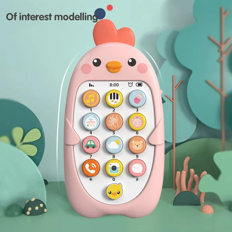 Baby Phone Toy Mobile Telephone Early Educational Learning Machine Kids Gifts Music Sound Machine Electronic Newborn Babi Toys