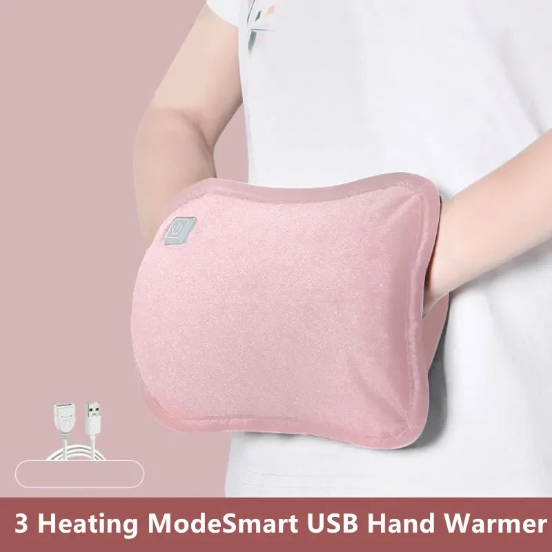 2021 New Smart USB Hand Warmer Rechargeable Baby Warmer 3 Heating Mode Heat Pain Relief Clothes Heater Dropshipping