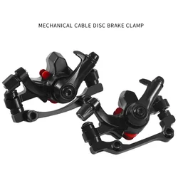 Mountain Bicycle Disc Brake Caliper 160/180mm Front/Rear Line Pulling Disc Brake Mechanical Brakes Calipers Replacement Parts