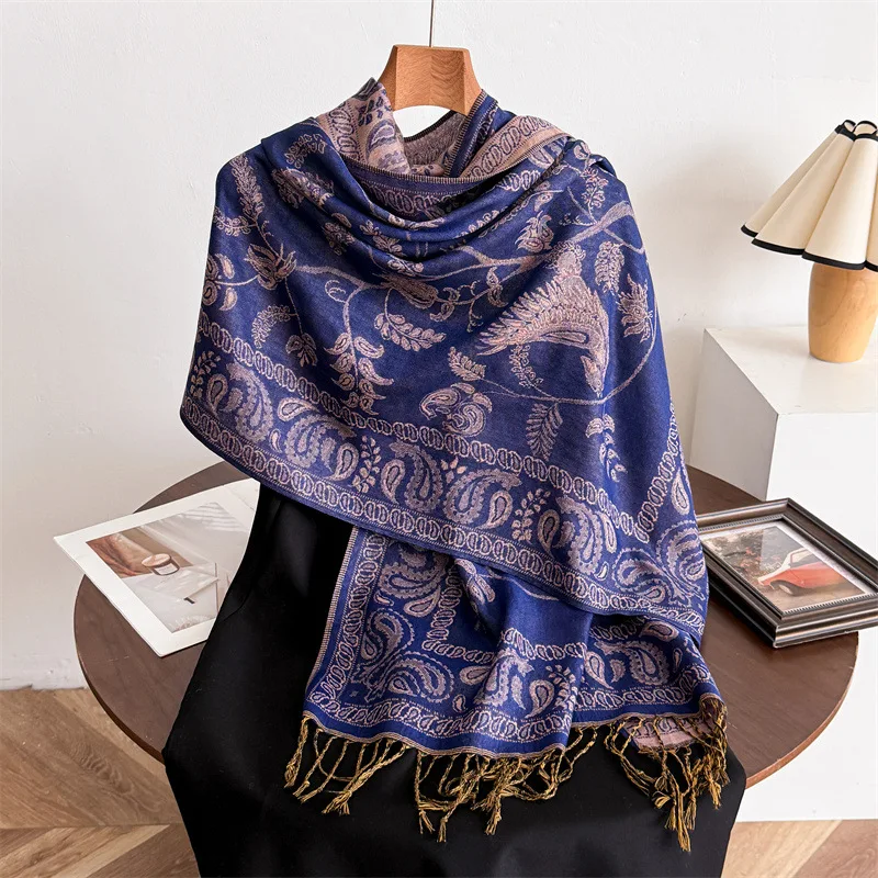 lenco-estampado-xale-pashmina-hijab-bandana-manta-para-viagens-de-ferias-e-banquetes-formais-com-trama-'old-vine'-maleavel-leve-e-largo
