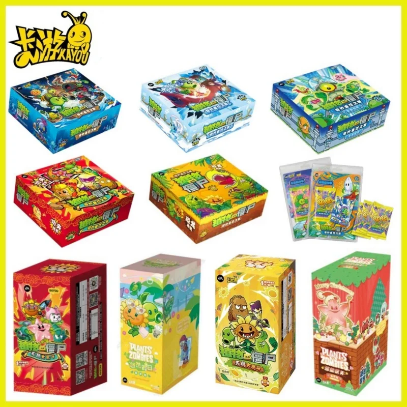 

KAYOU Genuine Plants Vs. Zombies Card Time and Space Adventure GP Sunflower Card Game Peripheral Collection Card Kids Gifts Toy