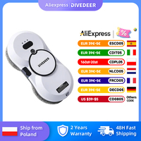 DIVEDEER Window Cleaning Robot Large Suction Spray Electric Anti-fall Remote Control Vacuum Cleaner