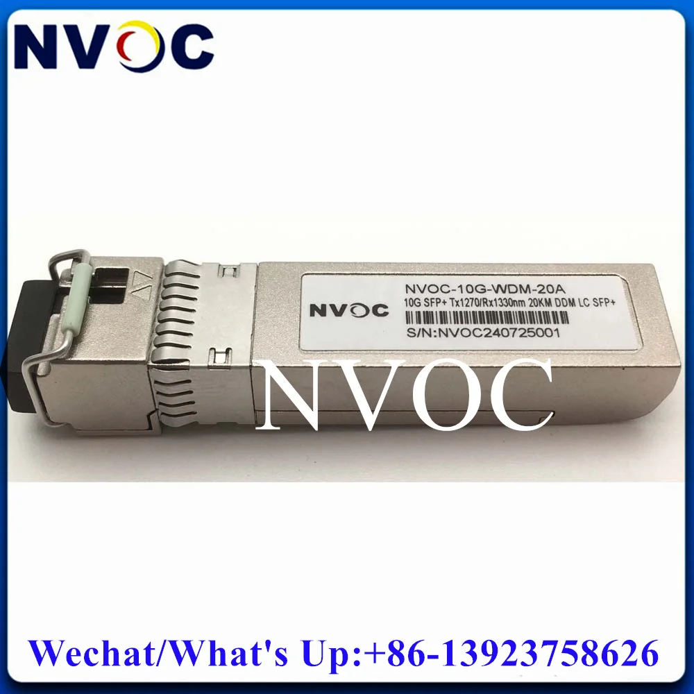 Imagem -06 - Módulo Wdm 10g Sfp Mais Bci 20km do Transceptor da Fibra Ótica 1270nm 1330nm lc dm Simplex para a Rede da Fibra Ótica Smf Interruptor do Oem 5pair