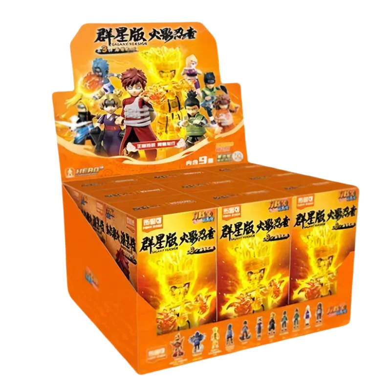 Originale Blokees NARUTO Building Blocks Giocattoli Uzumaki Kakashi Itachi Jiraiya Pain Hinata Modello di Azione Figura di Montaggio Giocattoli Per Bambini