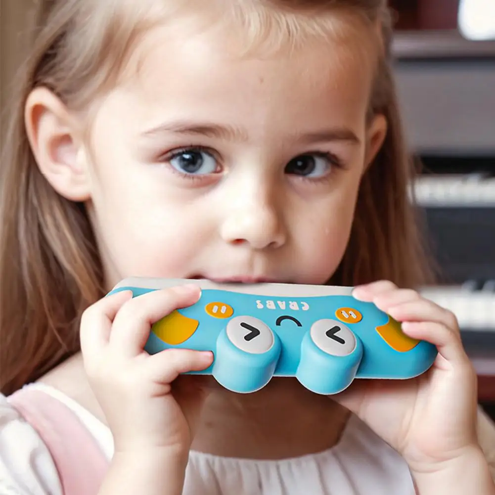 Mini-mondharmonica voor kinderen Muziekspeelgoed Baby Vroeg onderwijs Cognitieve muziekinstrumenten Dubbele rij 16-gaten voor spelende kinderen