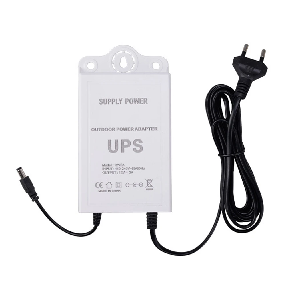 

12V-2A Uninterruptible Power Supply for WiFi, Router, Modem, Security Camera Mini UPS Battery Backup Protector EU Plug