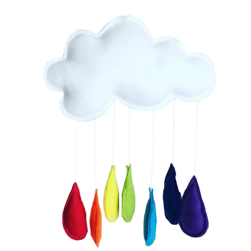 

Cloud Rainbow Pendant Wall Home Tent Decorate High Intensity Hanging Ornament Decorative Children Room Decoration