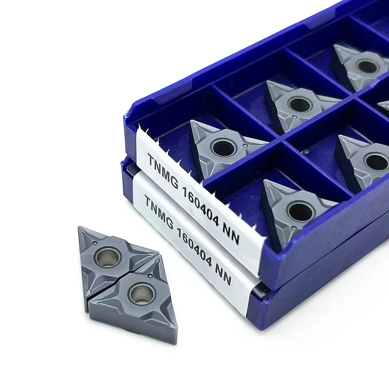 Herramienta de torneado externo de carburo cementado, herramienta de Metal, TNMG160404, NN LT10, TNMG160408, NN LT10, TNMG 160404, 10 piezas