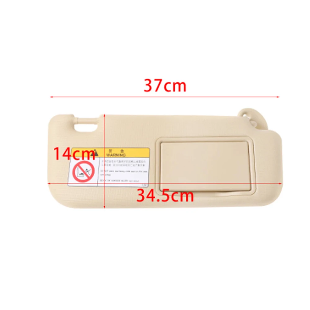 For Hyundai Elantra 2011 2012 2013 2014 2015 Car Sun Visor Left Driver Inner Sunvisor Sun Visor Front Sunshield OE852103X000TX