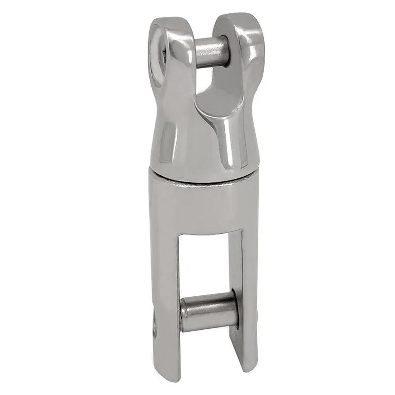 

Boat 316 Stainless Steel 6-8mm Anchor Swivel Chain Connector Universal Swivel One-way two-joint Rotation Ring