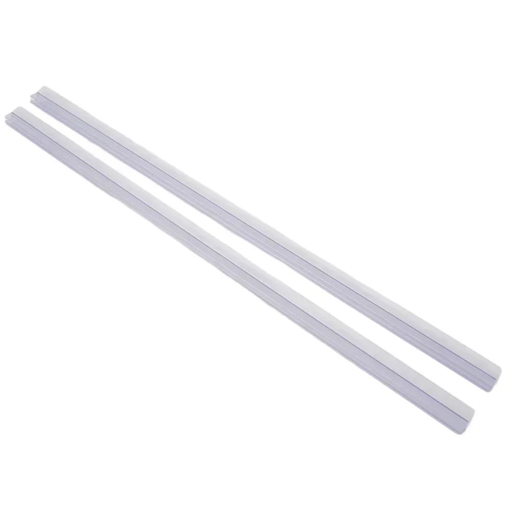 Sealant Strip Shower Seal 2pcs Transparent Water Retaining Strip 6/8/10/12mm For Bathroom Glass Door Rubber Strip