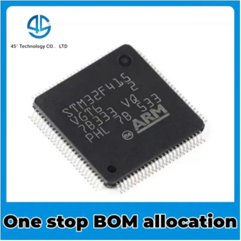 5PCS STM32F415VGT6 QFP-100 32-bit MCU microcontroller microcontroller brand new original active components in stock