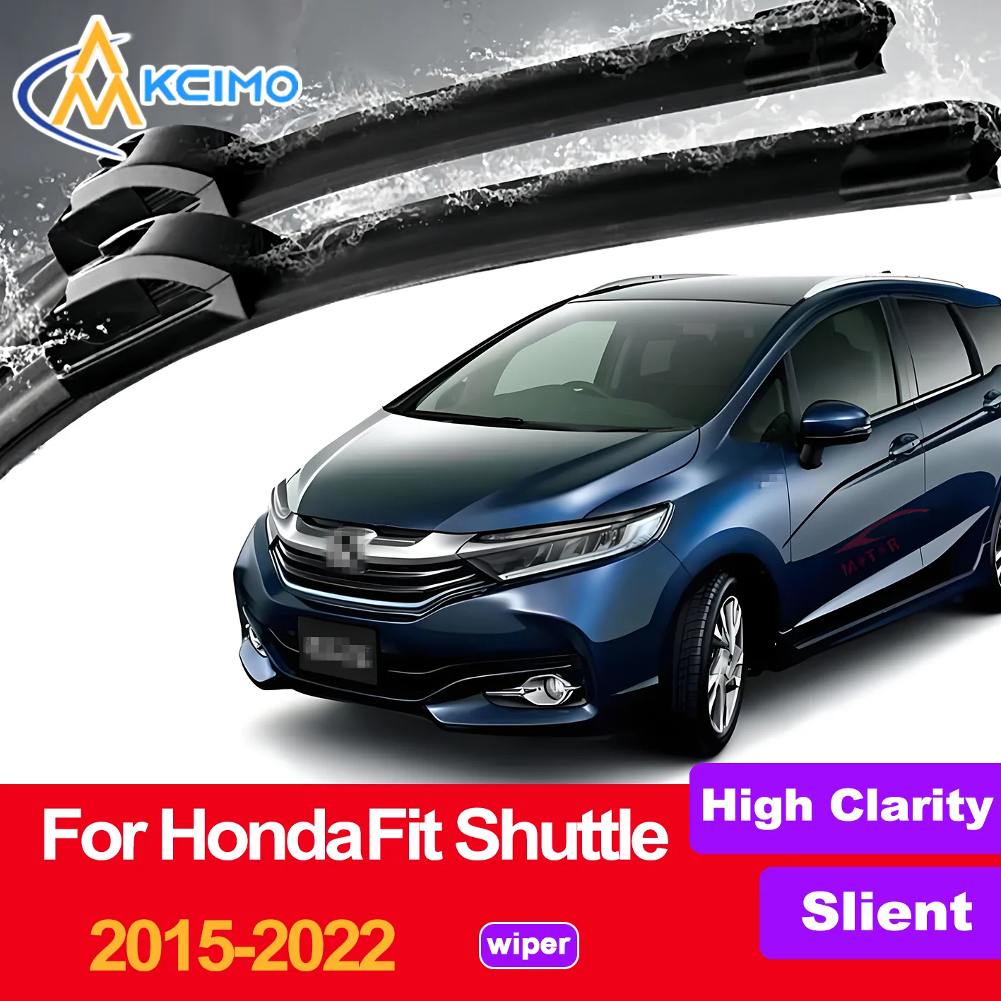 

2PCS HD Car Windscreen Wipers for Honda Fit Shuttle GK8/9/GP7/8 2015-2022 Front Windshield Auto Wipers Blade Accessories 2022
