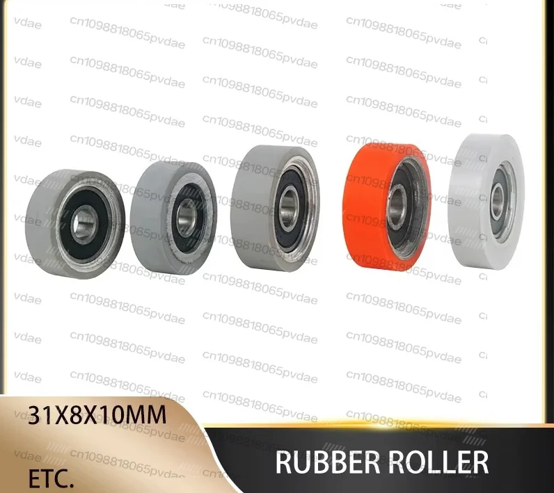 Durable Snipping Roller Rubber Copying Wheel for Homag Biesse Nanxing KDT Edge Banding Machine 2Pieces