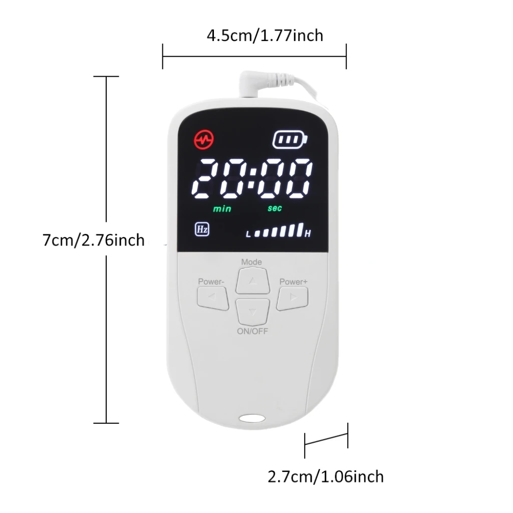 HLKGO Mini CES Device for Sleep and Stress, Portable Wearable Neurostimulator for Natural Anxiety Relief with Ear Clips