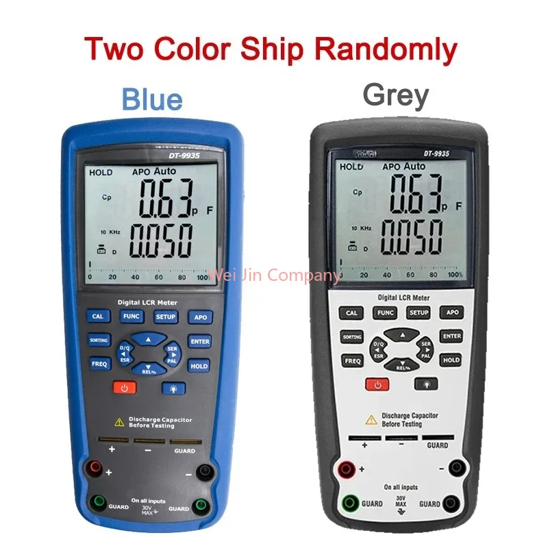 CEM DT-9935 LCR Meter Multimeter Tester For Capacitance Resistance Inductance Crocodile Clip Measuring Tool