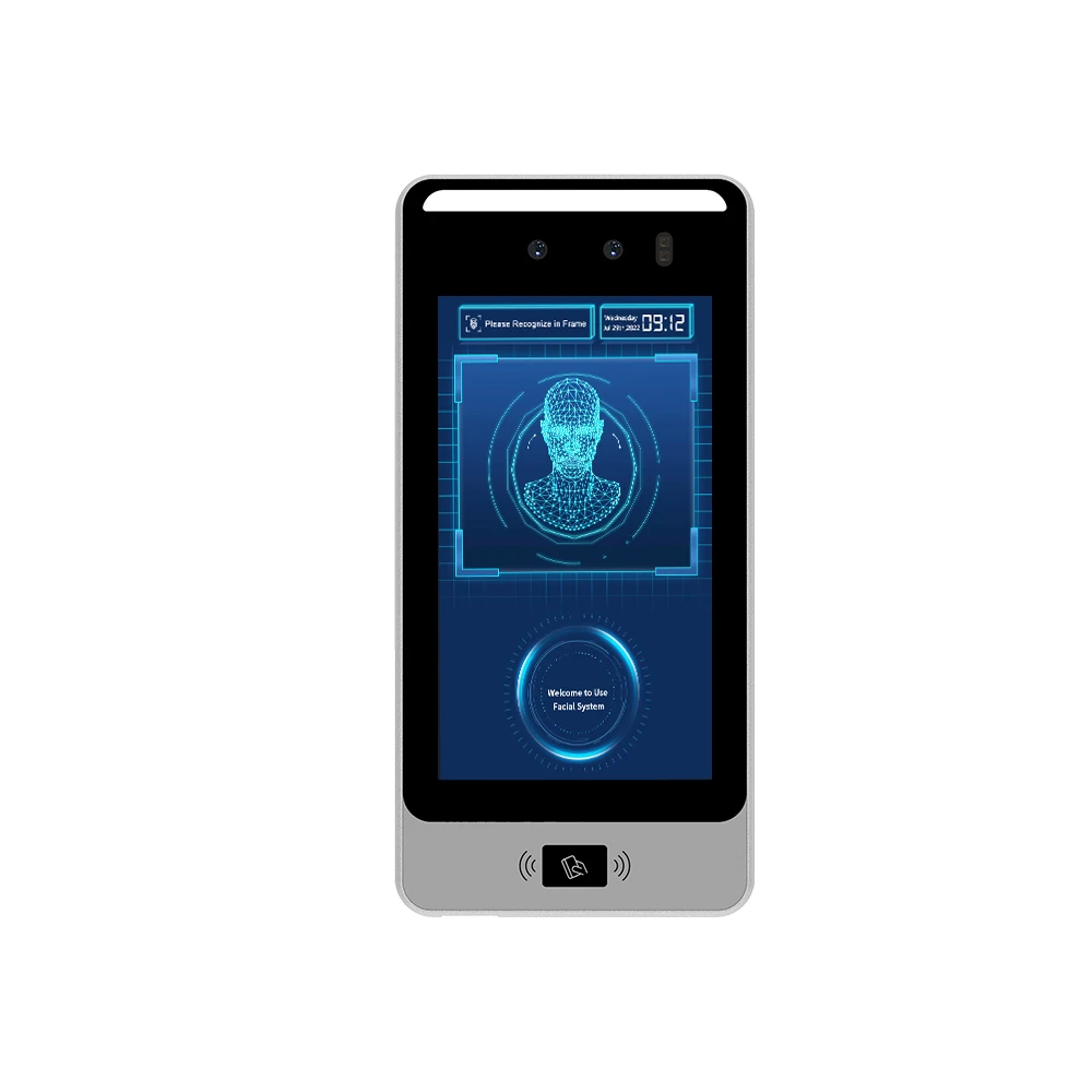 

Автономная машина распознавания лиц Scanmax с искусственным интеллектом, контроль посещаемости, контроль доступа с ночным видением и измерением температуры