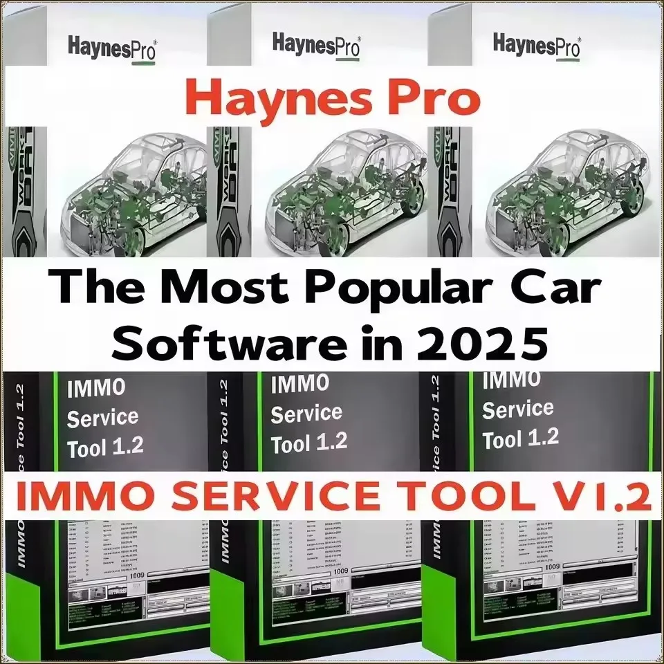 

HAYNES PRO 2015 Auto Repair Software + IMMO SERVICE TOOL V1.2 Multi - brand Support Powerful Functions