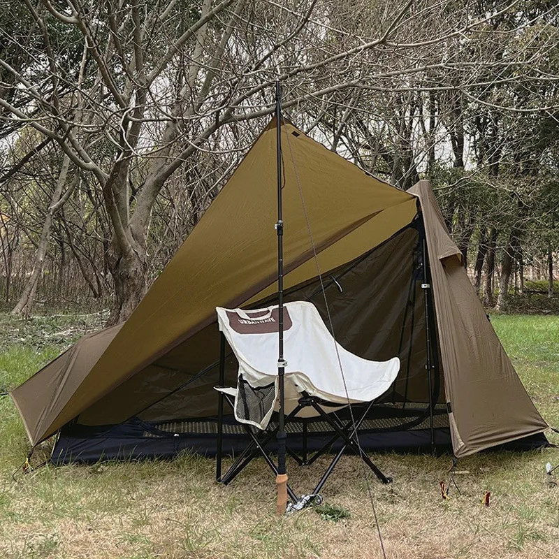 

Outdoor Camping Tent, 15D Single-Side Silicone Ultralight Solo Tent, All-Season Waterproof Mosquito-Proof Hiking Tent