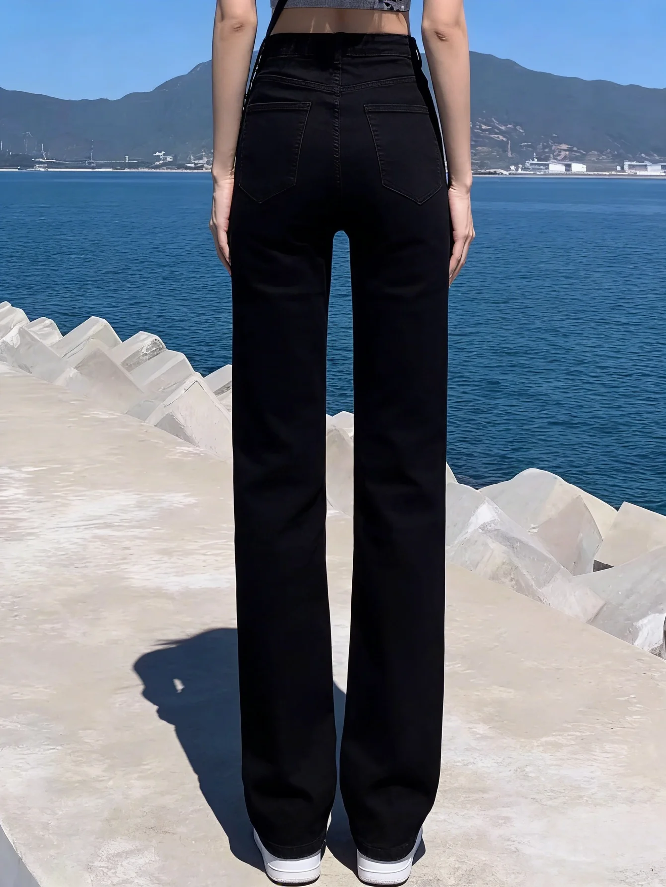 Men'S Accessories For Jeans - Jean noir slim fit pour homme,