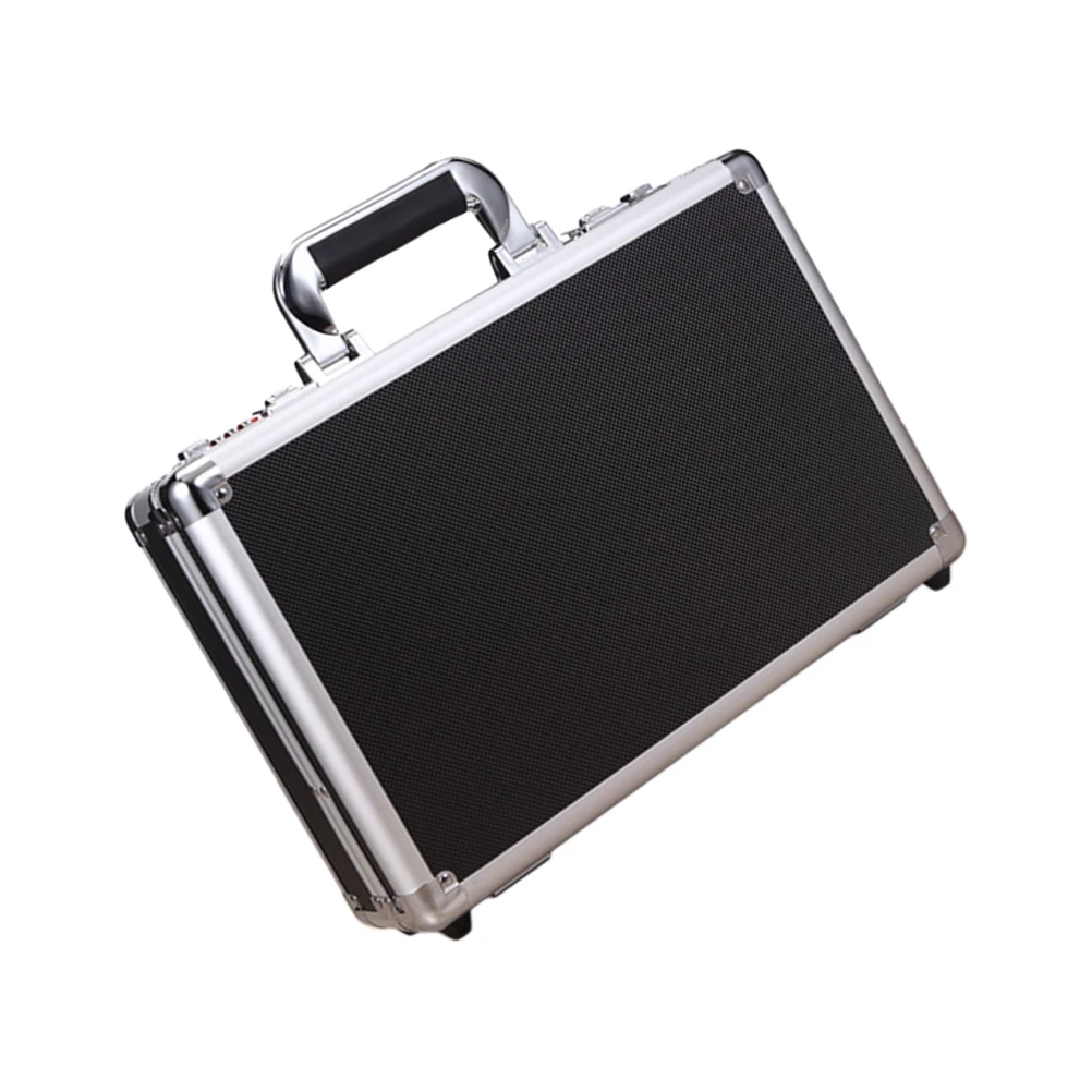 

Mini Aluminium Alloy Code Safe Box Password Lock Portable Handheld Suitcase Suitable for Jewelry Storage Money Bank Saving Box