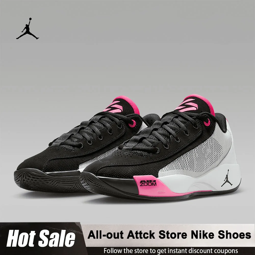 

Nike Genuine Jordan Luka 77 Retro Men's Cushioned Basketball Shoes Slip-resistant Durable Low-top Casual Shoes HF0819-001