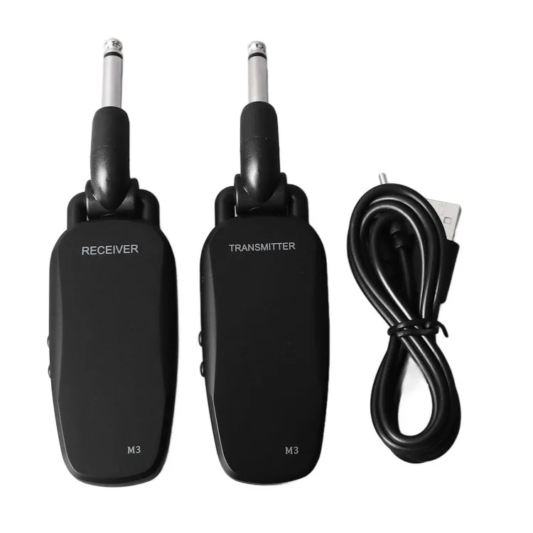 

Wireless Guitar System Multifunctional Rechargeable Bass Transmitter Receiver for Violin Electric Instruments