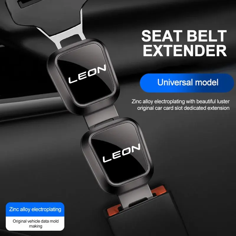 

Car Seat Belt Extender Seatbelt Lock Buckle Clip Plug Universal Accessories For Seat Leon