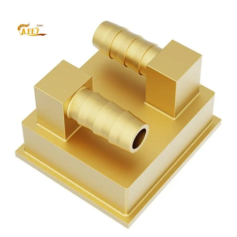 AEE7-Copper Water Block SLT-ZT4040 CNC Machining Integrated Welding High Pressure Resistance For PC Gaming Cooling Building