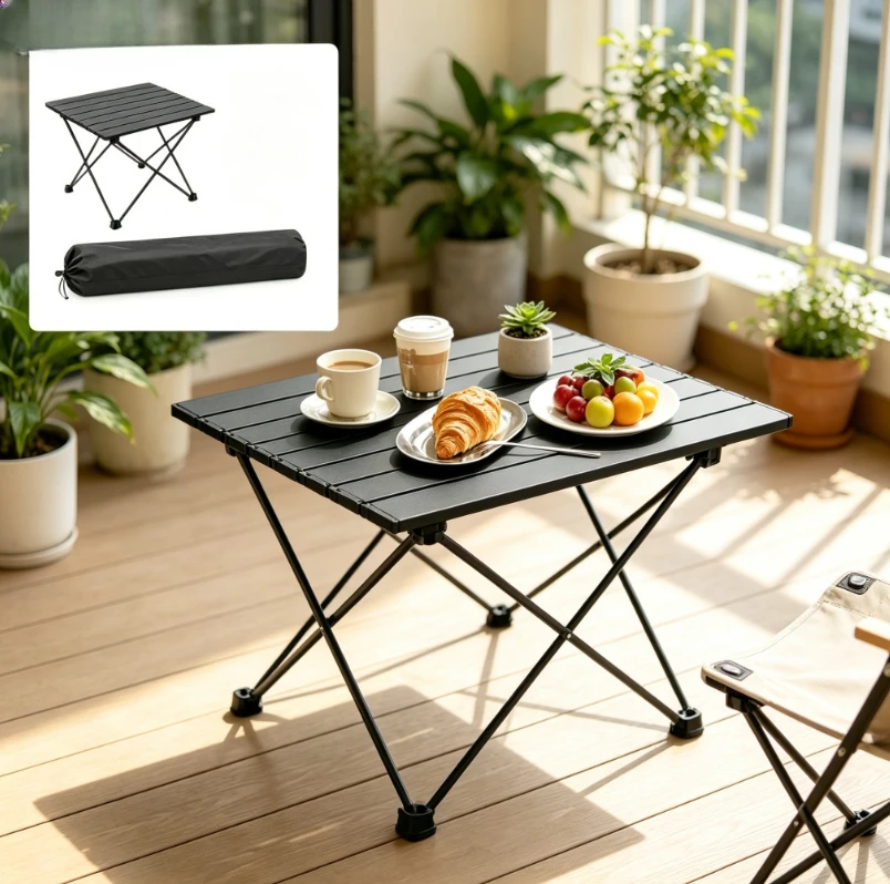 Camping Cooking Table Foldable - طاولة جانبية قابلة للطي للتخييم، حامل