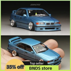 BNDS 1/64 mozzi ruota in metallo pneumatici in gomma cerchi in lega Design parti modificate JDM stile VIP per auto modello veicolo 1:64 Set 4 pezzi