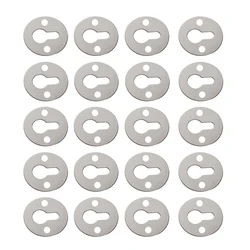 20Pcs 23mm Metal Round Keyhole Hanger Fasteners Hanging Hooks for Picture Oil Painting Frame Photo Holder Shelf Mirror Brackets