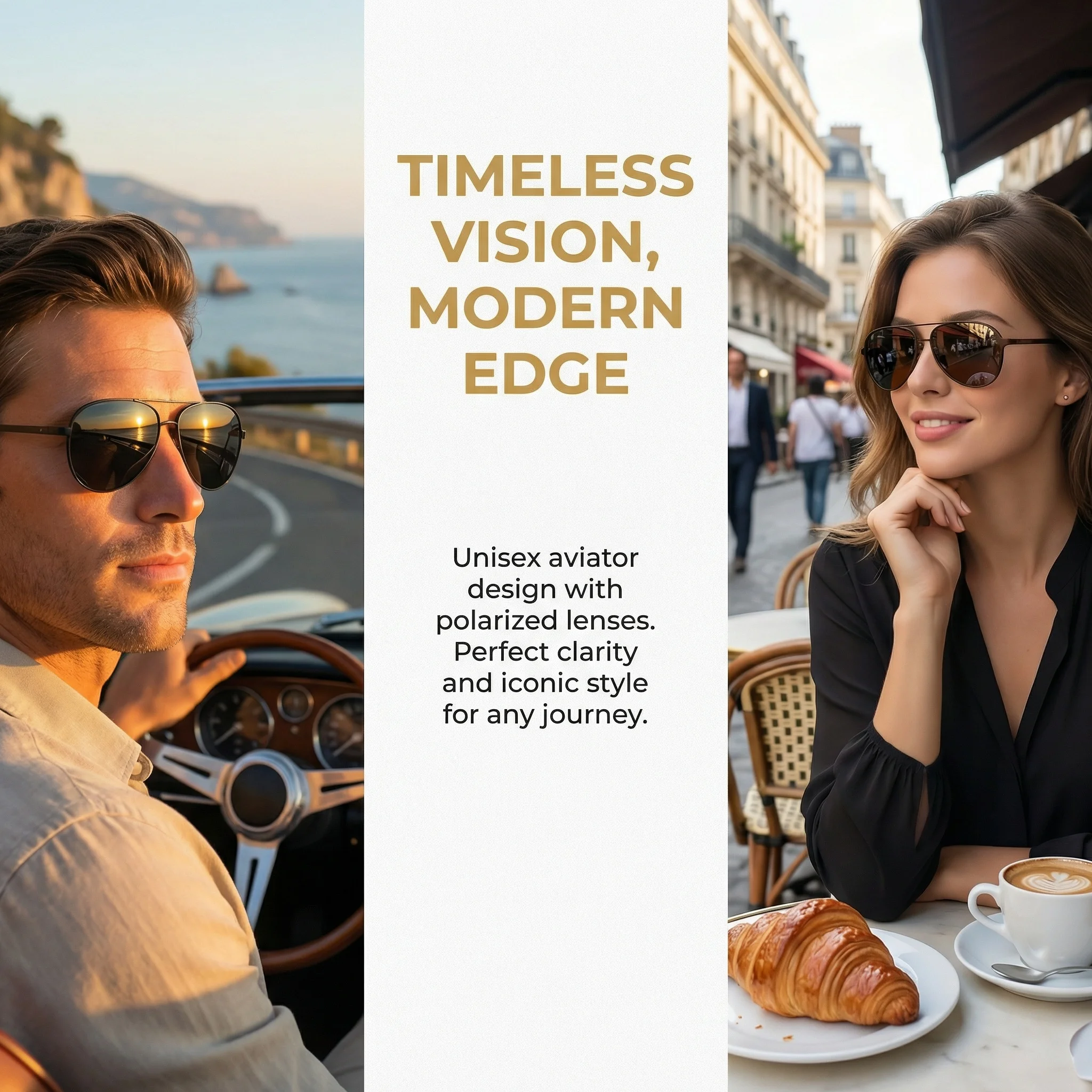 CHALK Polarized Men's Sunglass - Vintage Fashion Runway ulasan dan harga