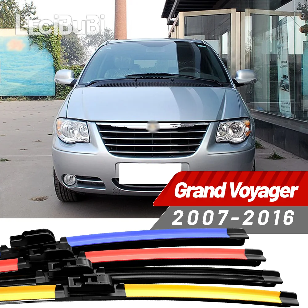 2 Stück für Chrysler Grand Voyager 2007–2016 2009 2010 2011 2012 2013 2014 2015 Frontscheibenwischerblätter Scheibenwischer