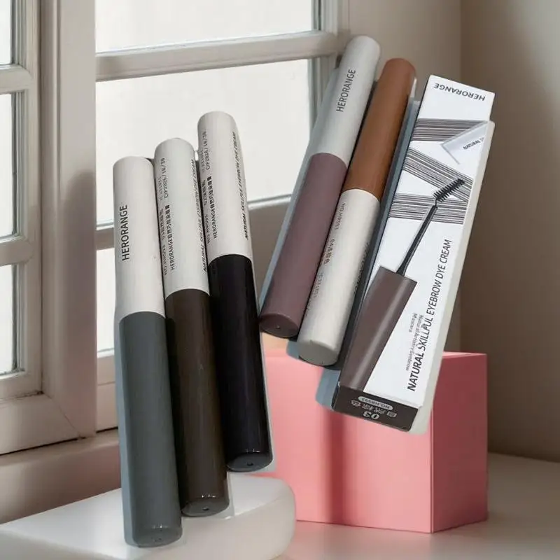 HERORANG-potenciador de cejas, tinte en Gel, resistente al agua, larga duración, secado rápido, tatuaje de cejas, crema teñida, maquillaje cosmético