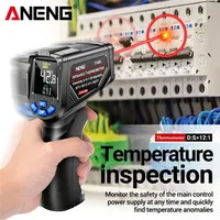 ANENG TH06 Infrared Laser Thermometer -20℃~750℃ -4℉~1382℉ High/Low Temperature Gun With Va Color Reverse Screen Industrial Tool