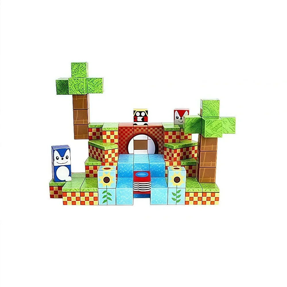 Kreatives magnetisches Abenteuer-Bausteinset, ABS-Material, STEM-Lernspielzeug für Kinder, ideale Weihnachtsgeburtstagsgeschenke