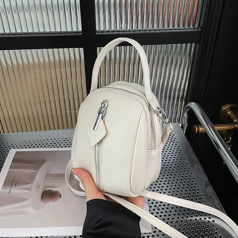 

2025 summer new stylish small bag for women soft leather lady handbag shoulder crossbody bag luxury design