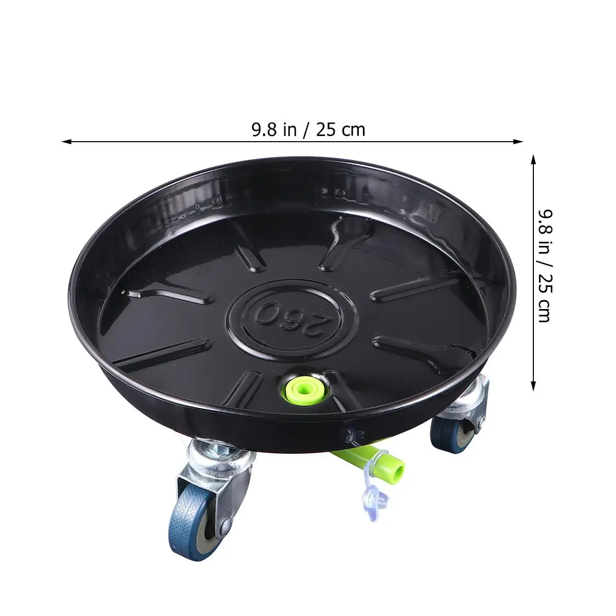 

Heavy Duty Iron Plant s Smooth Wheels Large Flower Pots Thickened Design Universal Wheel Metal Planter Trays