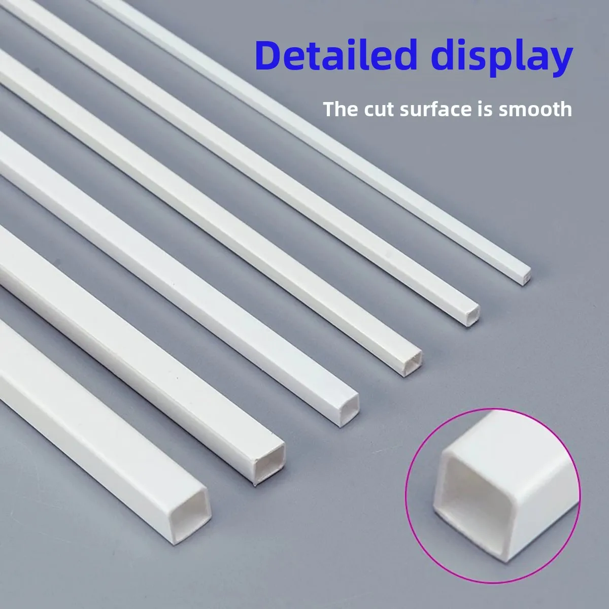 DIY Stereoscopic Structure & Architectural Sand Table Model Material, Hollow Plastic Pipe for Model Tran ABS Hollow Square Tube