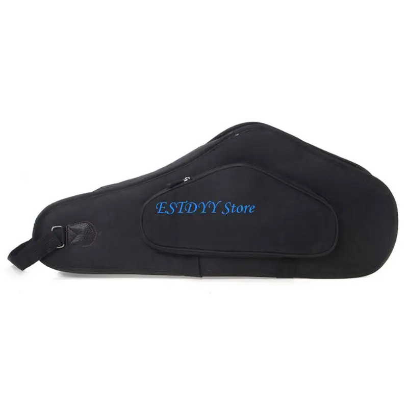 G6DE Waterproof Saxophone Backpack Case Including Multiple Accessory Pockets Nylon Texture Perfect for Organization