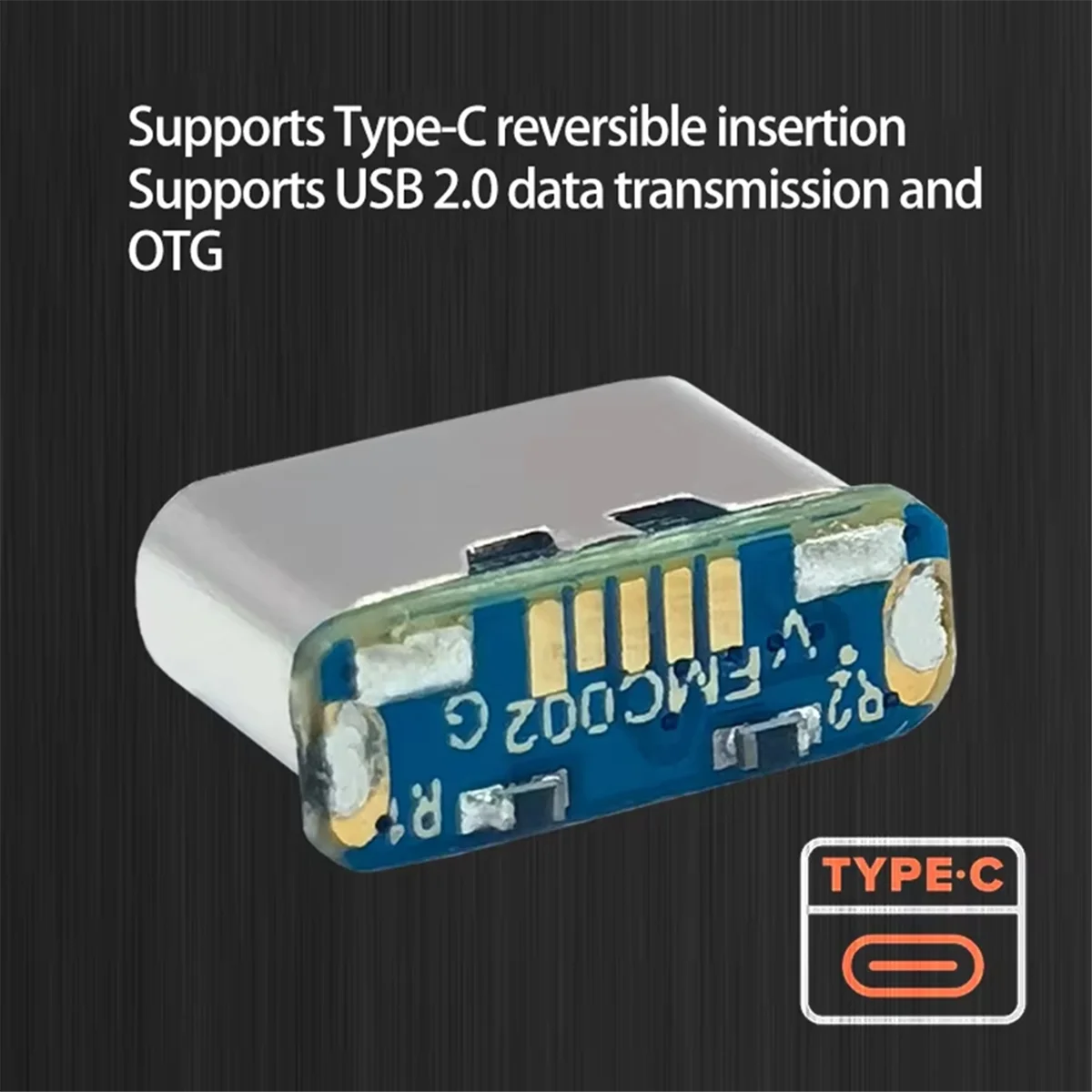 

M85K 10Pcs USB Connector Type C Female Jack 5Pin SMD SMT Type-C Socket Charging Port for PCB Soldering DIY Repair Adapte