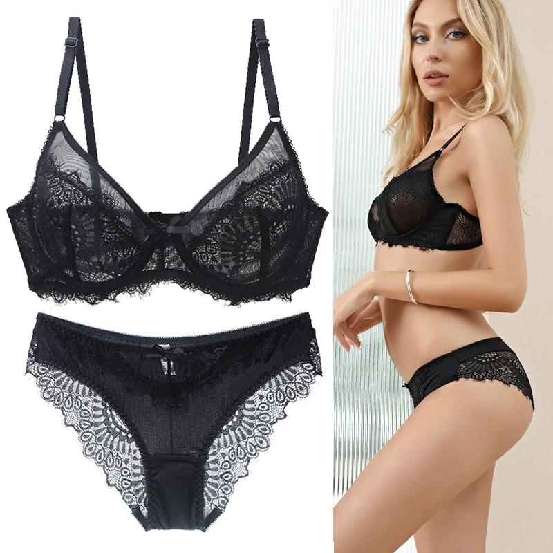 2022 New DaiNaFang Embroidery Lace 32/70 34/75 36/80 38/85 40/90 42/95 Bra Sets Women Underwear Ladies Sexy Lingerie