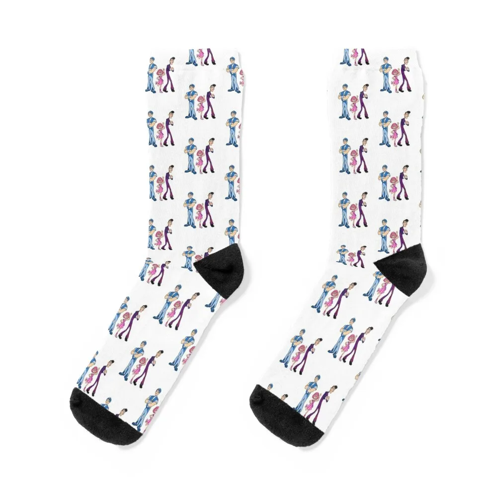 

lazy town Socks soccer anti-slip basketball anti-slip anime Socks Men Women's