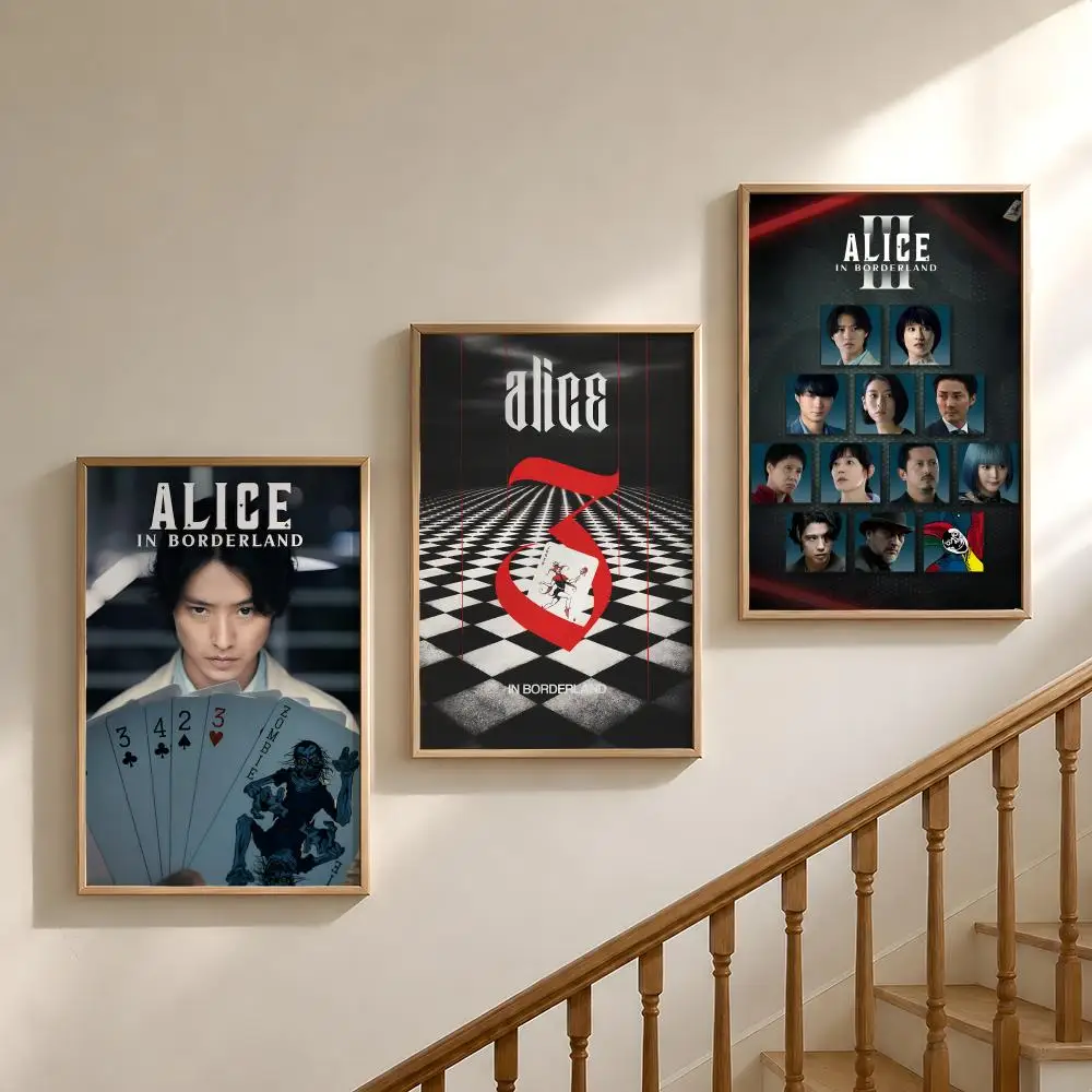 TV Alice In Borderland Poster Waterproof HD Modern Peel And Stick Wall Decor Bedroom Living Room Dorm Office