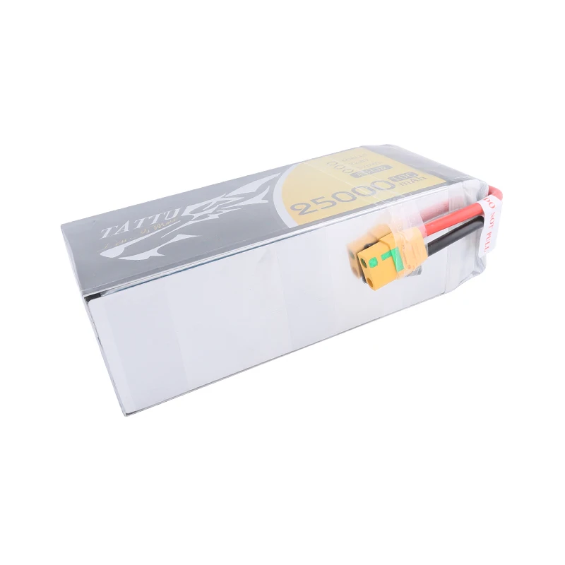 NEW TATTU 22.8V 25000mAh 10C LiPo Battery For RC Helicopter Quadcopter FPV Racing Drone Parts With XT90S Plug