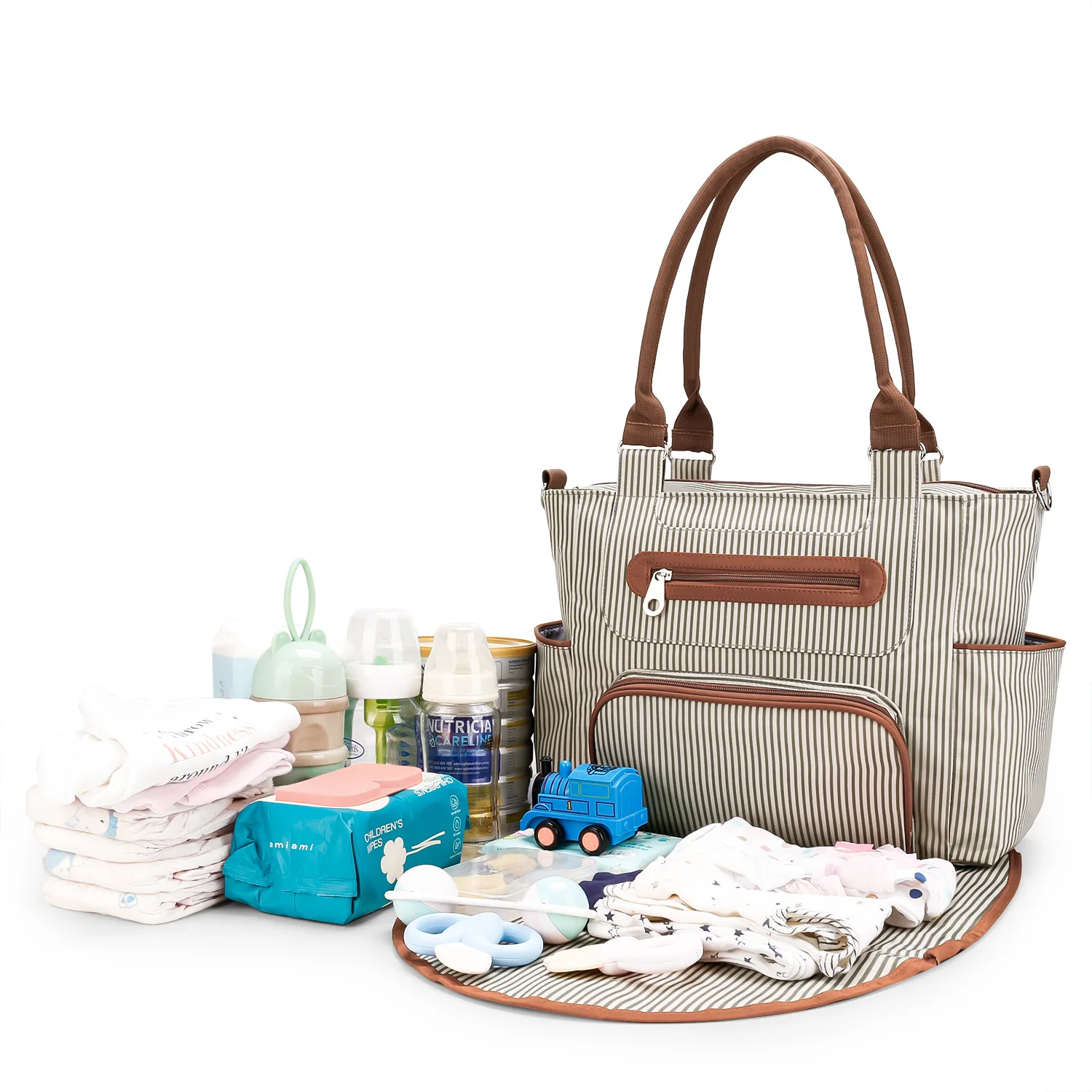 Mummy bag handbag multifunctional large capacity mother bag mother baby baby diaper bag outside handbag sets