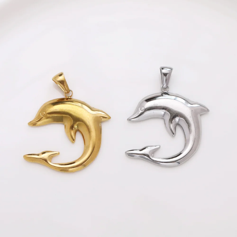 

Cordial Design 40Pcs 26*33MM Jewelry Findings & Components/Stainless Steel/Hand Made/Dolphin Shape/Charms For Necklace #195112